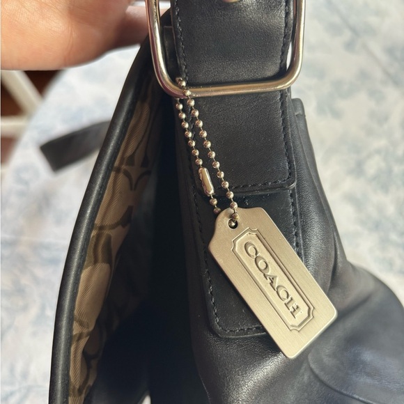 Coach Vintage Leather Legacy Saddle Flap Black City Crossbody Bag 9332 - Picture 5 of 11